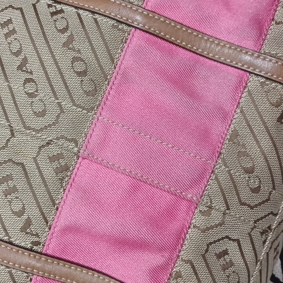 Vintage Coach Lozenge Tote Bag - Picture 4 of 12